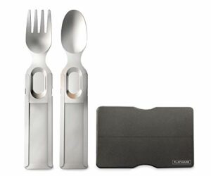 GOSUN Flatware – Wallet-Sized Flatware Set | Travel Utensils | Camping Cookware Accessories Utensil | Camping Utensils | Portable & Compact