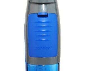 Contigo AUTOSEAL Kangaroo Water Bottle with Storage Compartment, 24 oz., Blue