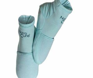 NatraCure Cold Therapy Socks – Reusable Gel Ice Frozen Slippers for Feet, Heels, Swelling, Edema, Arch, Chemotherapy, Arthritis, Neuropathy, Plantar Fasciitis, Post Partum Foot, – Size: Small/Medium