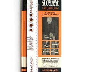 SUCK UK Music Ruler – 30cm Ruler with Musical Guidebook