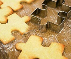 GXHUANG Game Puzzles Cookie Cutter Set – 2Pieces – Stainless Steel
