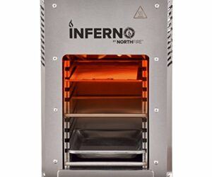 Northfire Inferno Single Propane Infrared Grill, Silver