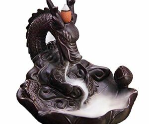 Incense Holder Ceramics Dragon Backflow Incense Burner