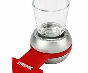 Barbuzzo Original Spin the Shot – Fun Party Drinking Game, Includes 2 Ounce Shot Glass