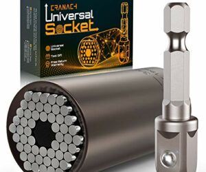Universal Socket Tool Gifts for Men, Gadgets for Men Gator Grip Socket Set, Super Universal Socket Drill Bit 7-19mm, Gifts for Dad Boyfriend Him Her, Man Cave Cool Stuff, Christmas Stockings Stuffers