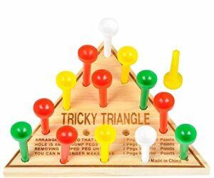 Rhode Island Novelty 4.5″ Wooden Triangle Game