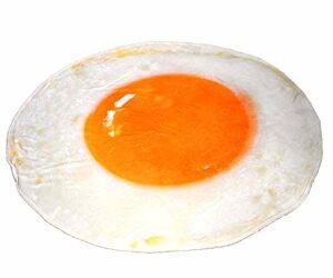 Super Soft Novelty Throw Blanket 59″ Fleece Novelty Food Wrap (Egg)