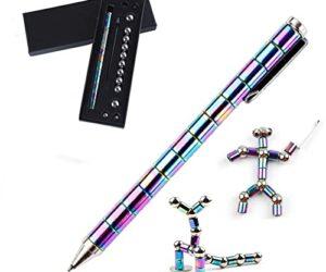 Toy Pen, Decompression Magnetic Metal Pen, Eliminate Pressure Fidget Gadgets, Multifunction Writing Magnet Ballpoint Pen, Gift for Kids or Friends