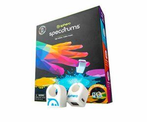 Sphero Specdrums (2 Rings) App-Enabled Musical Rings with Play Pad Included – White (SD01WRW2), Package may vary