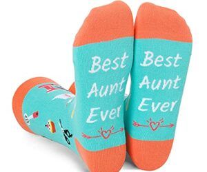 HAPPYPOP Unisex Novelty Teacher Uncle Aunt Brother Sister Socks，Funny Saying Socks for Men Women