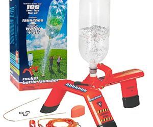 AquaPod Water Bottle Rocket Launcher Kit – Durable Metal, STEM Science Toy Launches Soda Bottles Up to 100 ft in Air