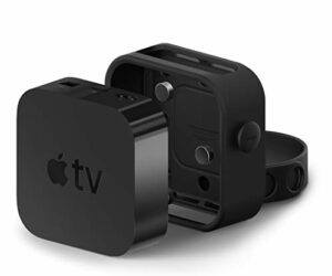 elago Apple TV Mount – 3 Mount Options (Magnet, Hang, Screw), Compatible with Apple TV 4K / HD and All Models, Prevents overheating
