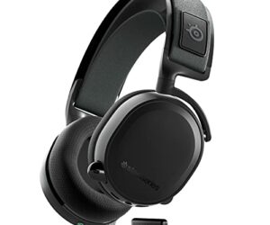 SteelSeries Arctis 7+ Wireless Gaming Headset – Lossless 2.4 GHz – 30 Hour Battery Life – USB-C – 7.1 Surround – For PC, PS5, PS4, Mac, Android and Switch – Black